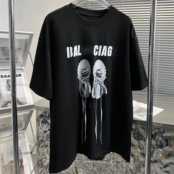 2023 new clothing winter high version lace up shoelaces short sleeve printed loose men's and women's couple's t-shirt, White
2023 new clothing winter high version lace up shoelaces short sleeve printed loose men's and women's couple's t-shirt, White
