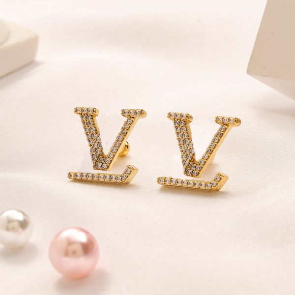 womens brand earrings letter ear stud bracelet necklace 18k gold plated crystal geometric earring for wedding party jewerlry accessories, Black
womens brand earrings letter ear stud bracelet necklace 18k gold plated crystal geometric earring for wedding party jewerlry accessories, Black