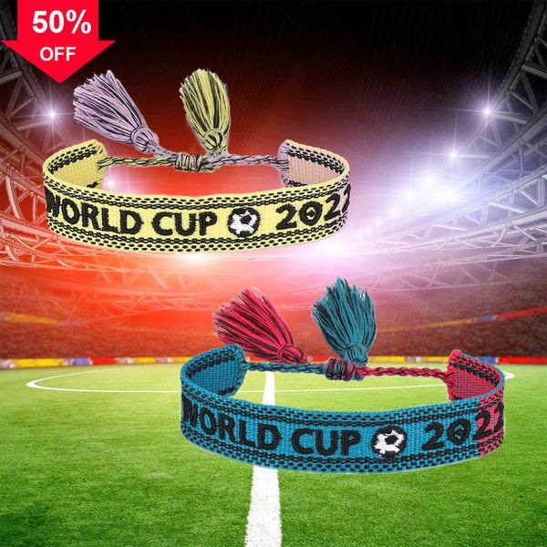 designer bracelets latest world cup woven friendship bracelet forwomen men embroidery football rope wristband 2022, Black
designer bracelets latest world cup woven friendship bracelet forwomen men embroidery football rope wristband 2022, Black