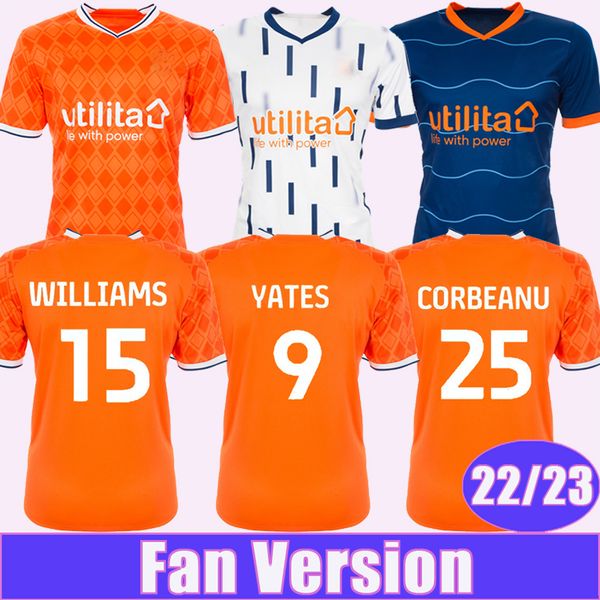 22 23 blackpool yates gabriel mens soccer jerseys williams corbeanu patino home away 3rd football shirts short sleeve uniforms, Black;yellow
22 23 blackpool yates gabriel mens soccer jerseys williams corbeanu patino home away 3rd football shirts short sleeve uniforms, Black;yellow