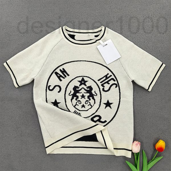 women's knits & tees designer high version summer women's round neck pattern knitted t-shirt letter jacquard 2022 new casual gsjz, White
women's knits & tees designer high version summer women's round neck pattern knitted t-shirt letter jacquard 2022 new casual gsjz, White