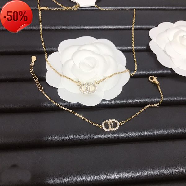50% off factory clearance sale designer new brand jewelry necklace charm d dijia letter bracelet titanium steel fadels suit style chain, Silver
50% off factory clearance sale designer new brand jewelry necklace charm d dijia letter bracelet titanium steel fadels suit style chain, Silver