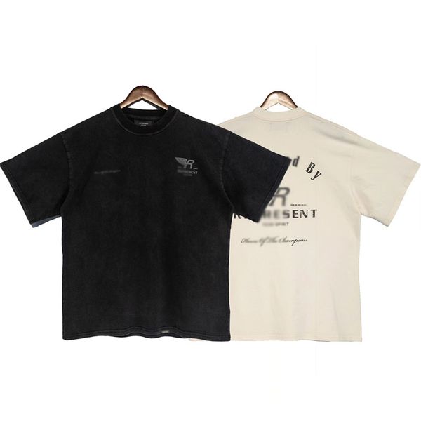 men's t shirt washed distressed wings pattern letter print loose casual short sleeve cotton khaki black two color couple style, White;black
men's t shirt washed distressed wings pattern letter print loose casual short sleeve cotton khaki black two color couple style, White;black