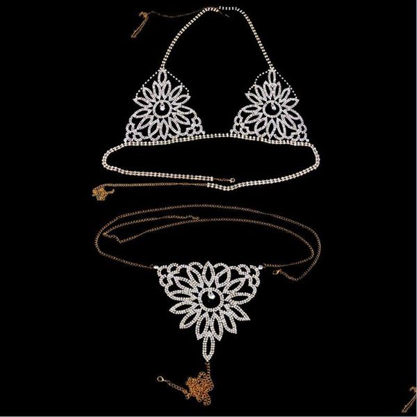 belly chains stonefans exquisite flower underwear anklets rhinestone bikini chain crystal body bra thong set underclothes women dhvnd, Silver
belly chains stonefans exquisite flower underwear anklets rhinestone bikini chain crystal body bra thong set underclothes women dhvnd, Silver