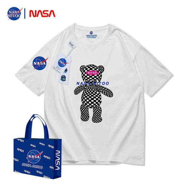 men's t-shirts co branded short sleeve summer new lovers' wear american style versatile base coat, White;black
men's t-shirts co branded short sleeve summer new lovers' wear american style versatile base coat, White;black