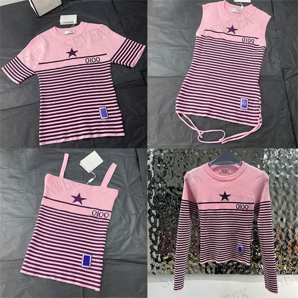 striped letter knits vest t shirts sweaters for women designer fashion tanks womens clothing, White;black
striped letter knits vest t shirts sweaters for women designer fashion tanks womens clothing, White;black