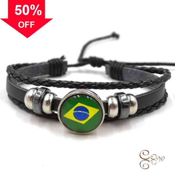 designer bracelets latest world cup 2022 alloy 2018 russia fashion style pattern couple cow leather bracelet, Black
designer bracelets latest world cup 2022 alloy 2018 russia fashion style pattern couple cow leather bracelet, Black