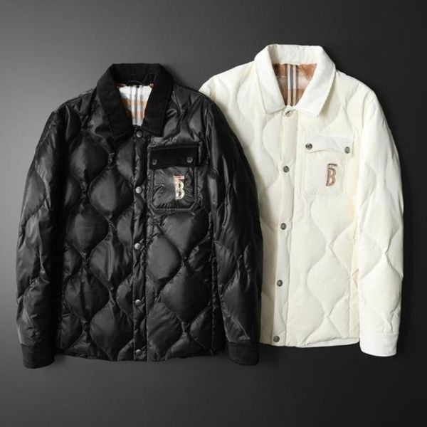 burb mens down jacket designer coat tb embroidery lapel shirt men business casual cardigan winter jackets erry 4xl 5xl, Black
burb mens down jacket designer coat tb embroidery lapel shirt men business casual cardigan winter jackets erry 4xl 5xl, Black
