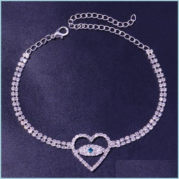 anklets ins fashion blue eyes rhinestone gold sier color anklets for women shining fl crystal chain anklet leg jewelry 81 e3 drop del dhl9i, Red;blue
anklets ins fashion blue eyes rhinestone gold sier color anklets for women shining fl crystal chain anklet leg jewelry 81 e3 drop del dhl9i, Red;blue