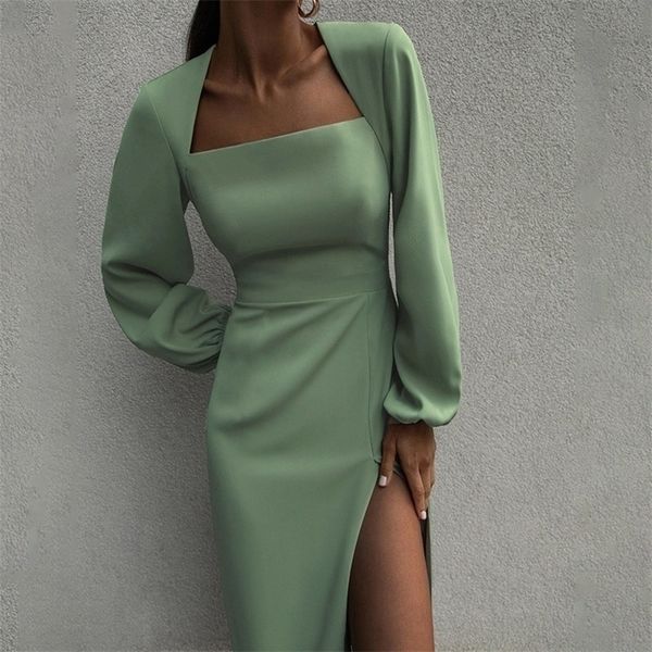 casual dresses womens autumn midlength skirt temperament puff sleeves solid color small slit bag hip square collar dress 220919, Black;gray
casual dresses womens autumn midlength skirt temperament puff sleeves solid color small slit bag hip square collar dress 220919, Black;gray