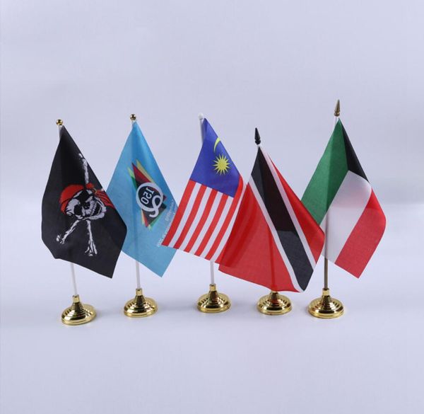 single flagpole seat suit banner flags conference room office desk mini ornaments plastic desksmall national flag negotiation flag
single flagpole seat suit banner flags conference room office desk mini ornaments plastic desksmall national flag negotiation flag