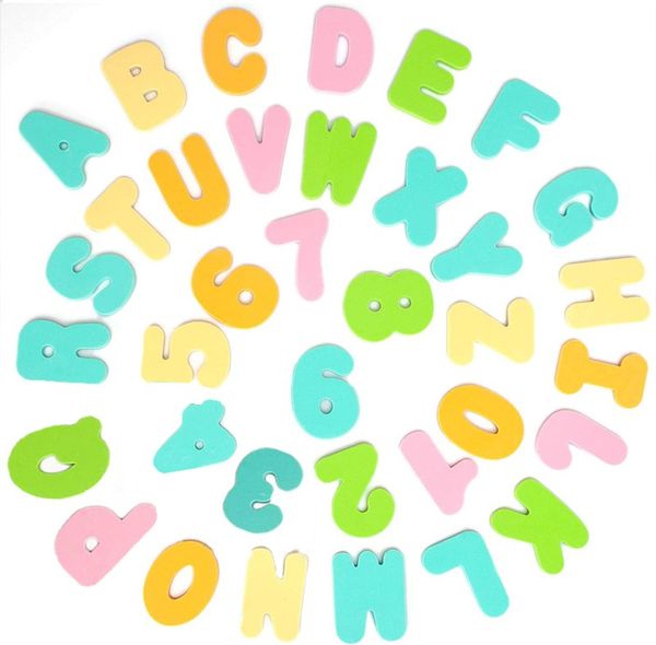 36pcs/set alphanumeric letter puzzle baby bath toys soft eva kids water toys for bathroom early educational suction up toy
36pcs/set alphanumeric letter puzzle baby bath toys soft eva kids water toys for bathroom early educational suction up toy