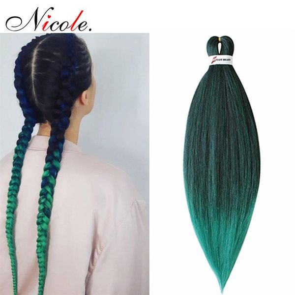 nicole pre stretched straight crochet hair easy jumbo braids ombre heat resistance synthetic fiber hair extension 26 sh238y, Black
nicole pre stretched straight crochet hair easy jumbo braids ombre heat resistance synthetic fiber hair extension 26 sh238y, Black