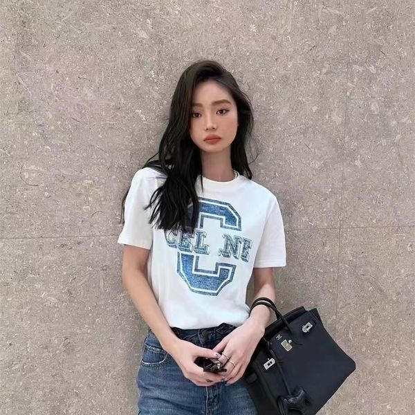 2023 new clothing winter high version early letter printed short sleeved t-shirt women's design sense minority foreign style age reduci, White
2023 new clothing winter high version early letter printed short sleeved t-shirt women's design sense minority foreign style age reduci, White