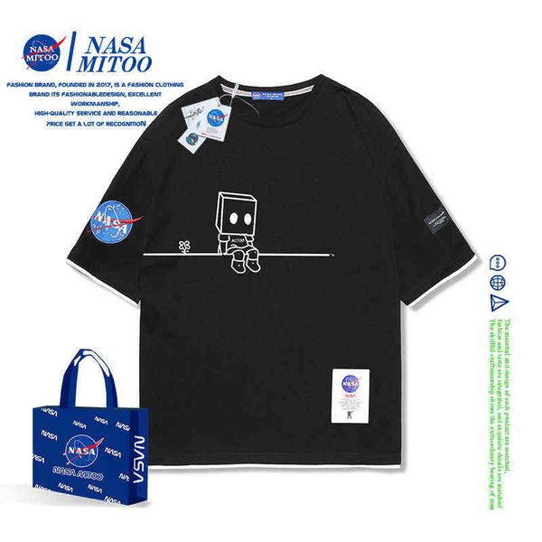 men's t-shirts co branded short sleeve fashion brand couple cartoon print summer fashion, White;black
men's t-shirts co branded short sleeve fashion brand couple cartoon print summer fashion, White;black