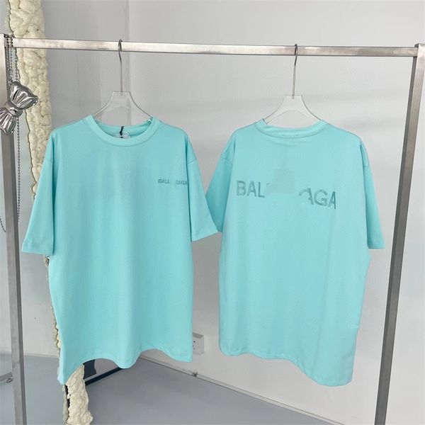 2023 new clothing winter high version color front and back letter embroidery t-shirt round neck loose couple fashion, White
2023 new clothing winter high version color front and back letter embroidery t-shirt round neck loose couple fashion, White