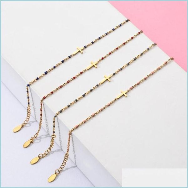 charm bracelets new fashion gold plating cross charm stainless steel chain bracelet america europe jewelry drop delivery yummyjewelry dhzmx, Golden;silver
charm bracelets new fashion gold plating cross charm stainless steel chain bracelet america europe jewelry drop delivery yummyjewelry dhzmx, Golden;silver