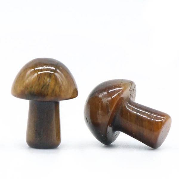 20mm mushroom shaped gemstone statue figurine carved tiger eye stone mushrooms crafts for healing chakra reiki balancing home decoration, Black
20mm mushroom shaped gemstone statue figurine carved tiger eye stone mushrooms crafts for healing chakra reiki balancing home decoration, Black