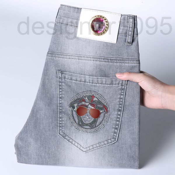 men's jeans designer 2022 spring grey men's jeans korean leggings slim fit medusa embroidered long pants 4wg3, Blue
men's jeans designer 2022 spring grey men's jeans korean leggings slim fit medusa embroidered long pants 4wg3, Blue