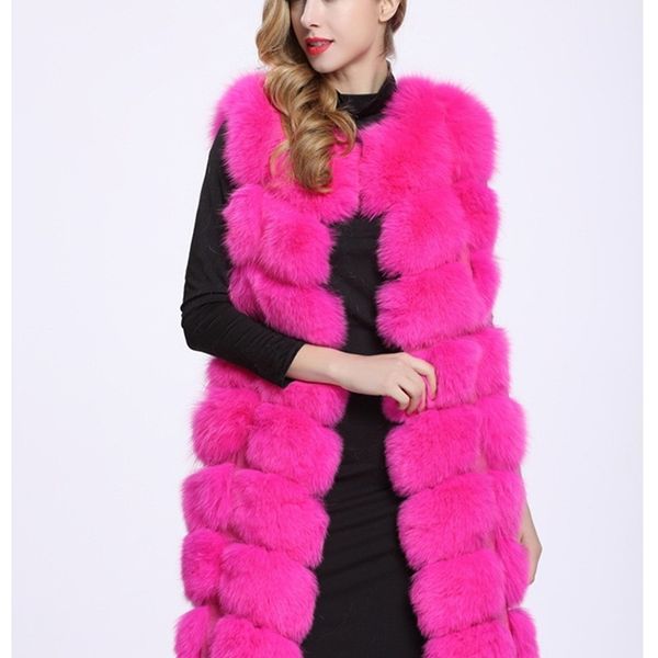 womens fur faux zadorin 90cm luxury jackets sleeveless slim long vest gilet ry warm winter overcoat 220920, Black
womens fur faux zadorin 90cm luxury jackets sleeveless slim long vest gilet ry warm winter overcoat 220920, Black