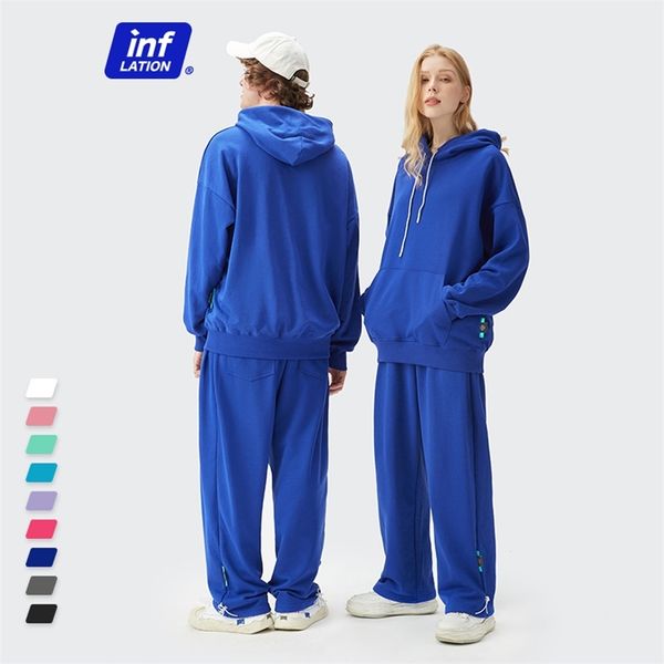 men's tracksuits inflation couple oversized hoodies set candy color cotton jogger set men urban streetwear tracksuit hip hop sweatpant, Gray
men's tracksuits inflation couple oversized hoodies set candy color cotton jogger set men urban streetwear tracksuit hip hop sweatpant, Gray