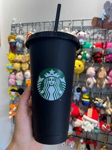 starbucks 24oz/710ml plastic mug tumbler reusable black drinking flat bottom pillar shape lid straw cups
starbucks 24oz/710ml plastic mug tumbler reusable black drinking flat bottom pillar shape lid straw cups