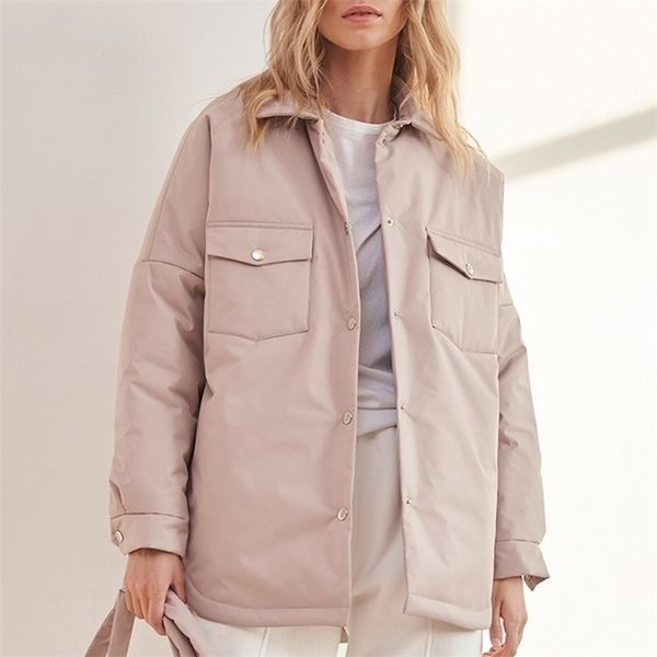 women's down parkas malina spring turn collar fashion tie belt coats elegant single breasted cotton jackets female ladies 220919, Black
women's down parkas malina spring turn collar fashion tie belt coats elegant single breasted cotton jackets female ladies 220919, Black