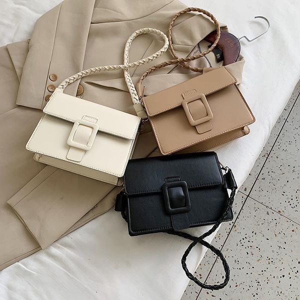 evening bags female shoulder pu leather lock twist braid simple and versatile one shoulder messenger retro small square 220919
evening bags female shoulder pu leather lock twist braid simple and versatile one shoulder messenger retro small square 220919
