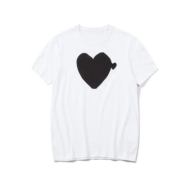 play designer men's t-shirts white eyes big red peach heart print shirt loose fashion blouse quality short sleeves 11, White;black
play designer men's t-shirts white eyes big red peach heart print shirt loose fashion blouse quality short sleeves 11, White;black