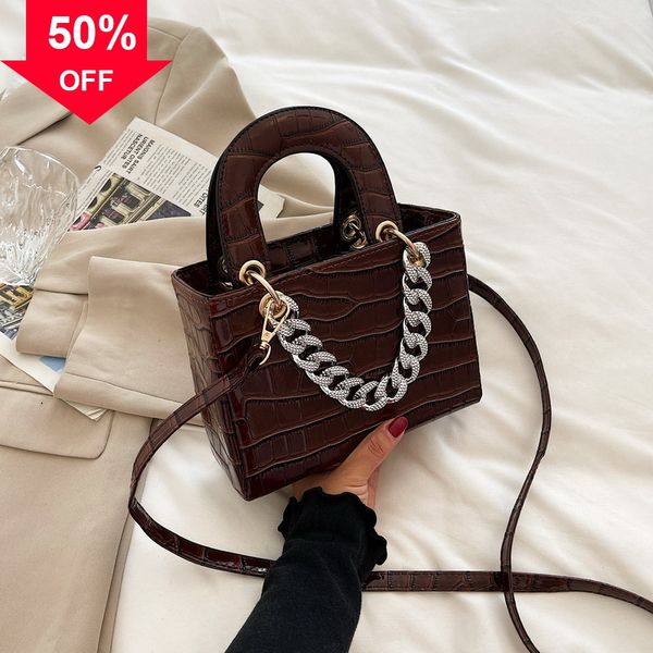designer evening bag new shoulder mini hand autumn and winter small square women's bag fashion crocodile pattern diana simple msenger
designer evening bag new shoulder mini hand autumn and winter small square women's bag fashion crocodile pattern diana simple msenger