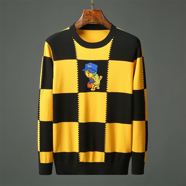 sweaters wool with budge letters fashion sweatshirts knits long sleeevs outwears warm man sweater orange m-3xl q029, Black
sweaters wool with budge letters fashion sweatshirts knits long sleeevs outwears warm man sweater orange m-3xl q029, Black