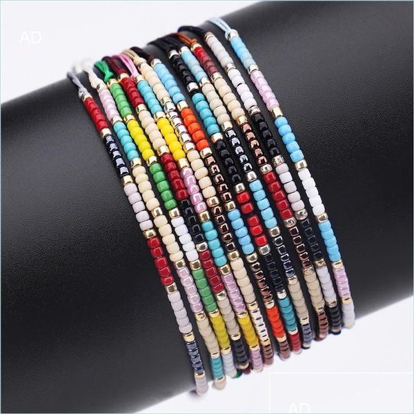 beaded strands european american bohemian colorf seedbeads strands bracelet jewelry drop delivery 2021 bracelets yummyjewelry dh8vs, Black
beaded strands european american bohemian colorf seedbeads strands bracelet jewelry drop delivery 2021 bracelets yummyjewelry dh8vs, Black