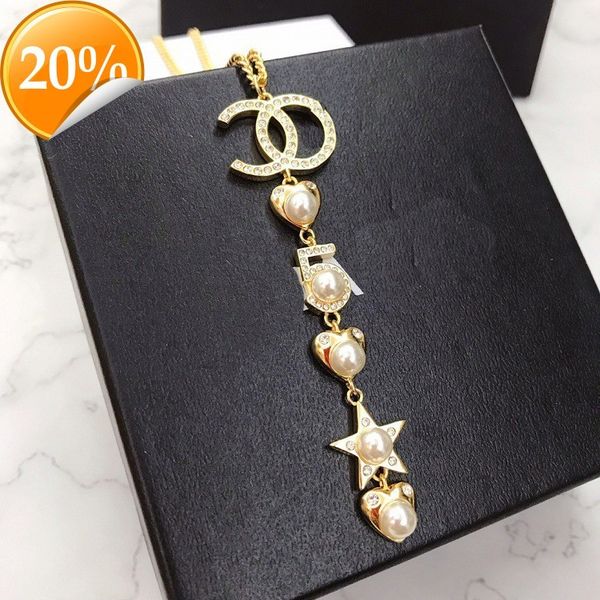 high-end fashion design women's necklace xiangjia sweater chain small fragrance long love no.5 pearl rhinestone collar style, Silver
high-end fashion design women's necklace xiangjia sweater chain small fragrance long love no.5 pearl rhinestone collar style, Silver