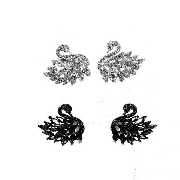 zircon swan stud earrings austrian crystal earring for women girl animal ear jewelry wedding silver 925 sterling fashion accessories gift, Golden;silver
zircon swan stud earrings austrian crystal earring for women girl animal ear jewelry wedding silver 925 sterling fashion accessories gift, Golden;silver