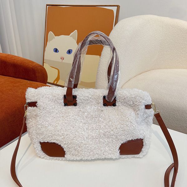 new fashion fw lamb wool shopping bag plush handbag large capacity tote bag solid color patchwork spanish style warm soft shoulder bags satc
new fashion fw lamb wool shopping bag plush handbag large capacity tote bag solid color patchwork spanish style warm soft shoulder bags satc