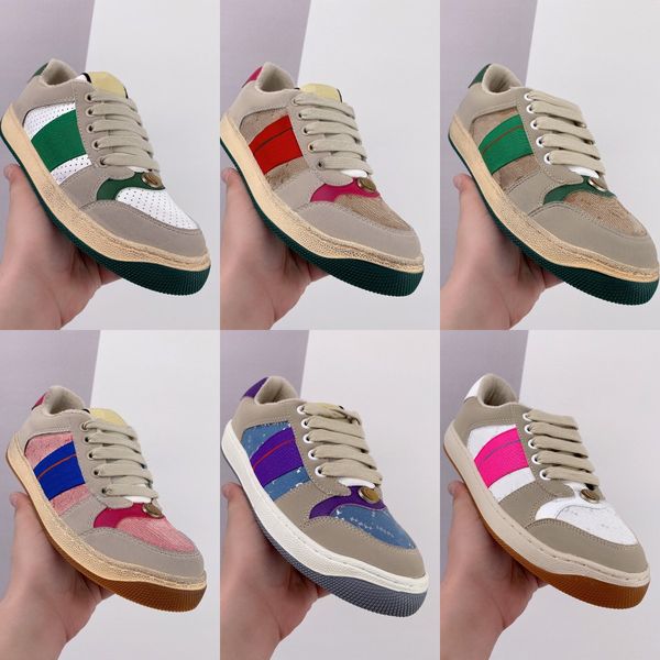 2022 italy distressed screener sneaker dirty shoes women men vintage leather tennis trainer beige butter sole casual designers basketball ru
2022 italy distressed screener sneaker dirty shoes women men vintage leather tennis trainer beige butter sole casual designers basketball ru