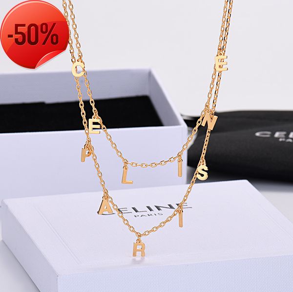 50% off factory clearance sale designer new brand jewelry necklace charm c chain letter fashion, Silver
50% off factory clearance sale designer new brand jewelry necklace charm c chain letter fashion, Silver