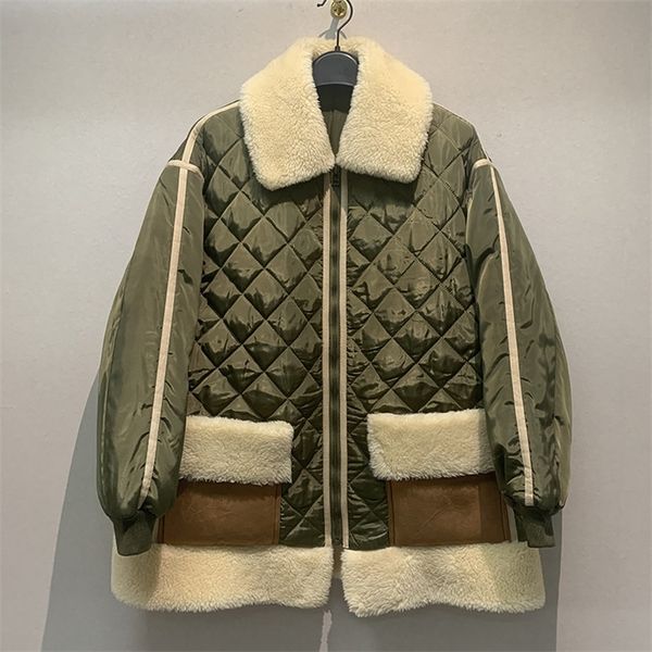 womens down parkas faux lamb wool patchwork cotton padded jacket winter bread clotheswarm outerwear female loose oversized plush coat women, Black
womens down parkas faux lamb wool patchwork cotton padded jacket winter bread clotheswarm outerwear female loose oversized plush coat women, Black