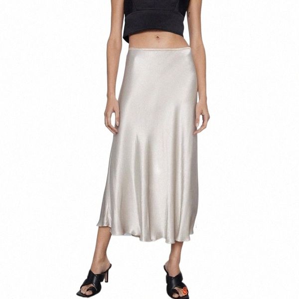 skirts women's gold silver silk satin skirt 2022 vintage korean style long high waist midi for women a-line elegant summer j6pq#, Black
skirts women's gold silver silk satin skirt 2022 vintage korean style long high waist midi for women a-line elegant summer j6pq#, Black