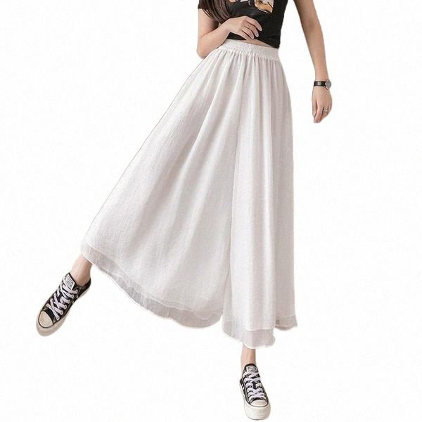 skirts wireless age skirt double layer chiffon wide leg high waist pants women's elastic cropped thin 2022 fashion wild v4c2#, Black
skirts wireless age skirt double layer chiffon wide leg high waist pants women's elastic cropped thin 2022 fashion wild v4c2#, Black