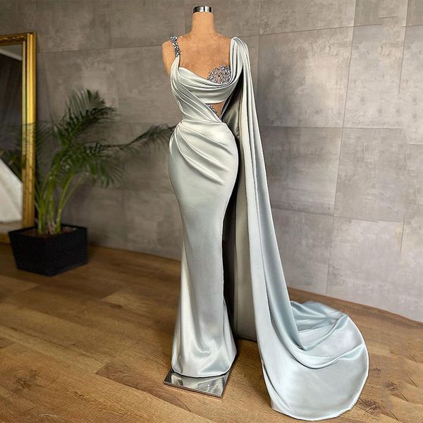 silver prom dresses satin sleeveless cape spaghetti straps v neck appliques shiny sequins evening dresses side slit floor length party gowns, Black
silver prom dresses satin sleeveless cape spaghetti straps v neck appliques shiny sequins evening dresses side slit floor length party gowns, Black
