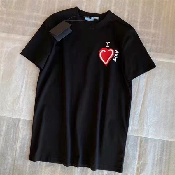 2023 new clothing winter high version foam letter printing love series simple loose leisure short sleeves for men and women, White
2023 new clothing winter high version foam letter printing love series simple loose leisure short sleeves for men and women, White