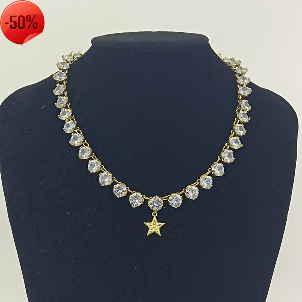 50% off factory clearance sale designer new brand jewelry necklace charm d di letter inlaid clavicle chain batch, Silver
50% off factory clearance sale designer new brand jewelry necklace charm d di letter inlaid clavicle chain batch, Silver