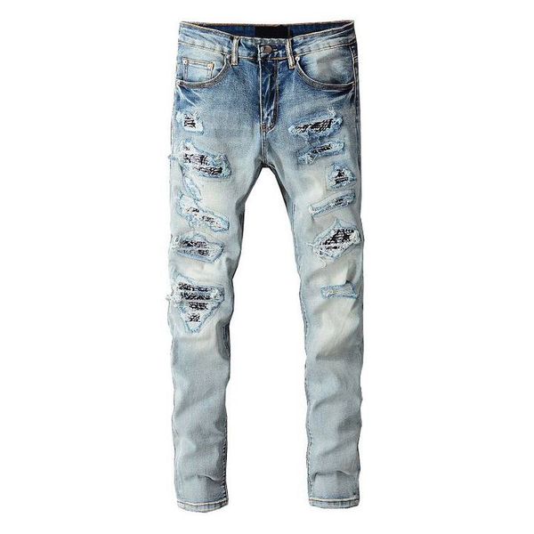 mens amri jeans washed ripped embroidery biker pants for man fashion stretch slim small straight amr size 28-40amri y6kh, Black
mens amri jeans washed ripped embroidery biker pants for man fashion stretch slim small straight amr size 28-40amri y6kh, Black
