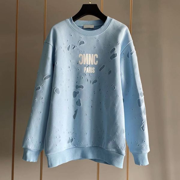 22ss paris letter printed blue sweatshirts hole women men fashion hip hop highstreet fzwy0542, Black
22ss paris letter printed blue sweatshirts hole women men fashion hip hop highstreet fzwy0542, Black
