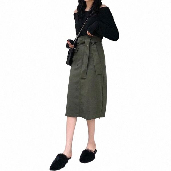 skirts asds women bow tie belt woolen paperbag waist pockets faldas mujer solid female vintage casual chic midi skirt wqz54513 t56z#, Black
skirts asds women bow tie belt woolen paperbag waist pockets faldas mujer solid female vintage casual chic midi skirt wqz54513 t56z#, Black