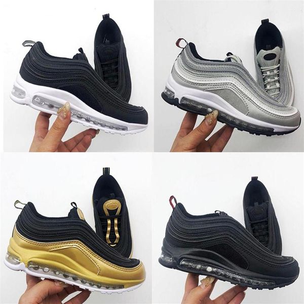 og 97s silver bullet children kids running shoes boy girls sports sneakers metallic gold infant student child trainers260v, Black
og 97s silver bullet children kids running shoes boy girls sports sneakers metallic gold infant student child trainers260v, Black