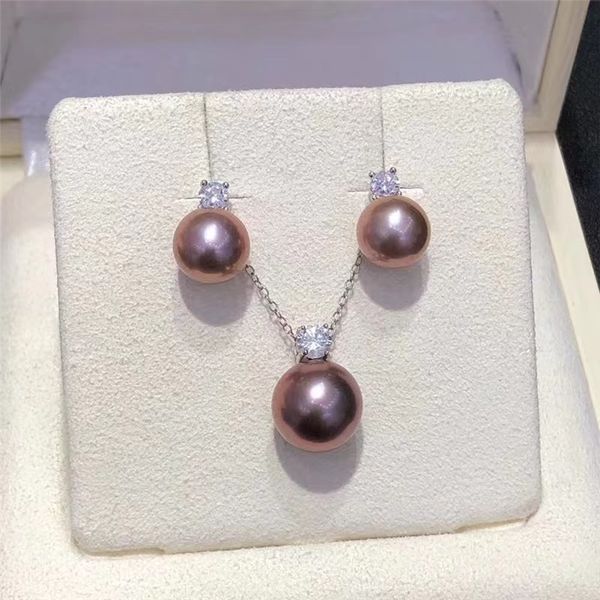 natural pearl pendant necklace and earring set made of gold-plated and s925 silver fresh water white pink purple strong light round 10-11mm
natural pearl pendant necklace and earring set made of gold-plated and s925 silver fresh water white pink purple strong light round 10-11mm