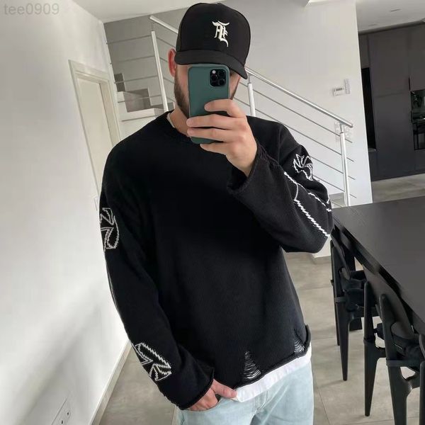 askyurself boys and girls hoodies sweatshirts the new high street destroy by hand tear high street arm dark flower loose round neck long, Black
askyurself boys and girls hoodies sweatshirts the new high street destroy by hand tear high street arm dark flower loose round neck long, Black