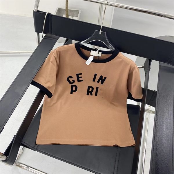2023 new clothing winter high version color printing flocking letters women's cotton fashion casual loose round neck t-shirt, White
2023 new clothing winter high version color printing flocking letters women's cotton fashion casual loose round neck t-shirt, White